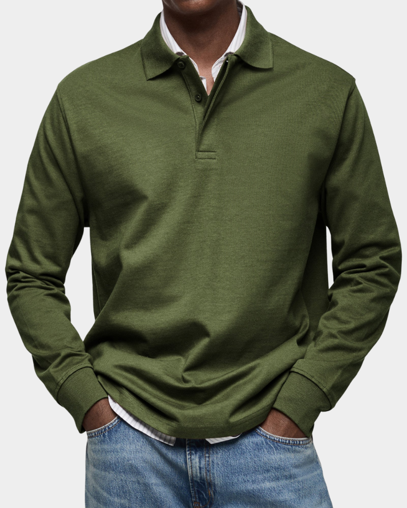 Wellington™ | Timeless Long-Sleeve Polo