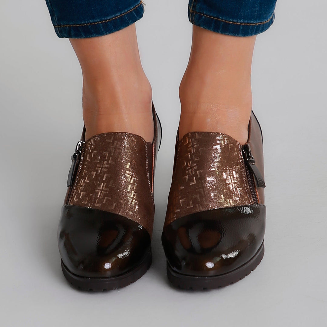 Allegra - Mocassino Comfort con zeppa
