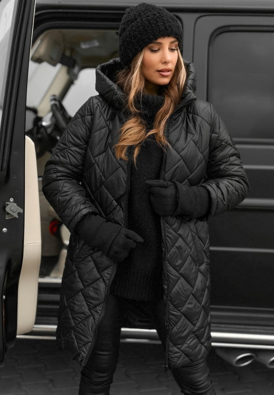 Evelyn™ | Quilted Winter Elegance Coat