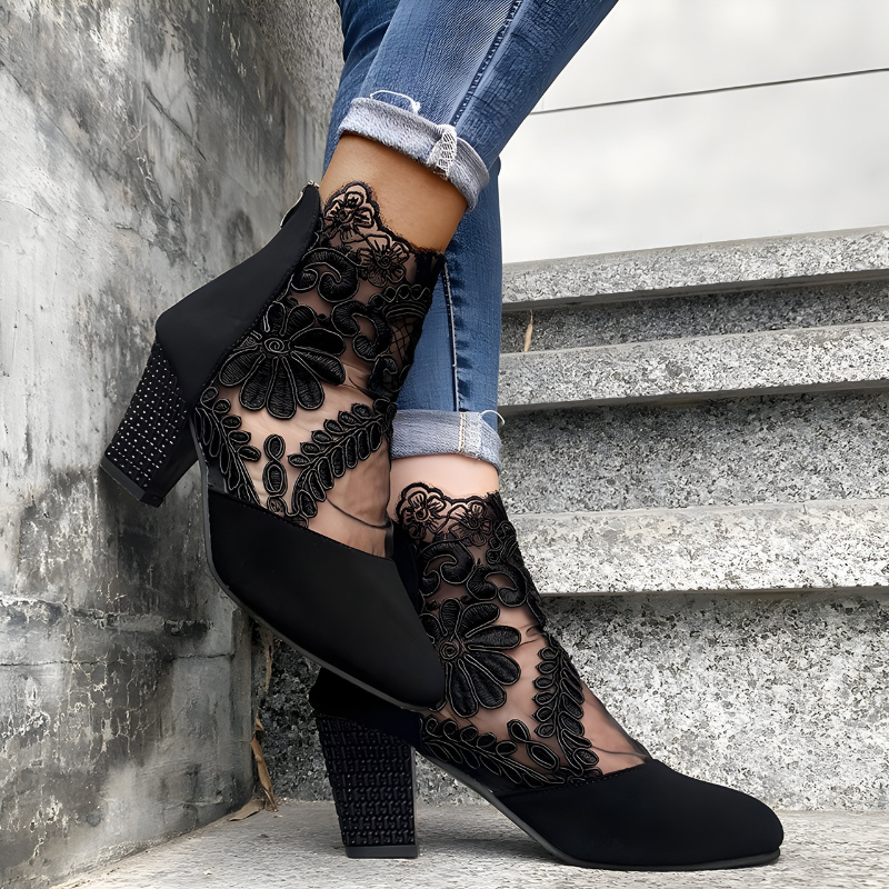 Elisa | Elegant Ankle Strap Heels