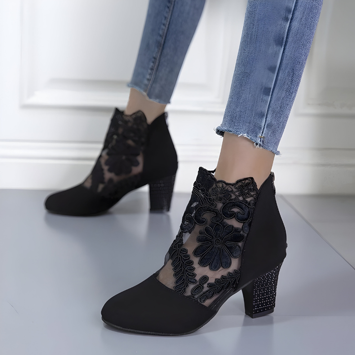 Elisa | Elegant Ankle Strap Heels