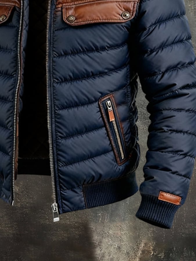 Alden™ | Classic Quilted Leather Jacket