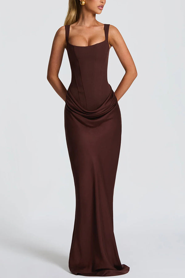 LEONOR™ SATIN MAXI DRESS