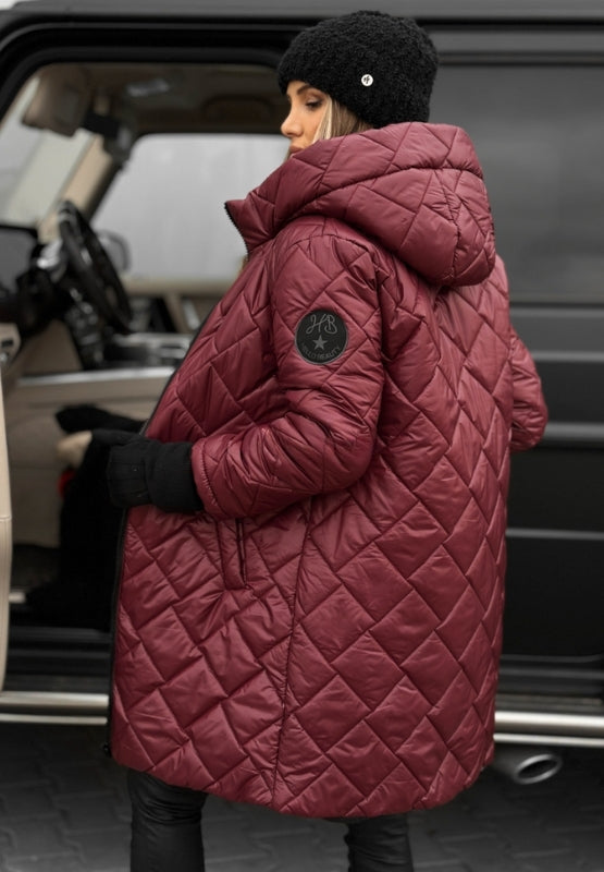 Evelyn™ | Quilted Winter Elegance Coat