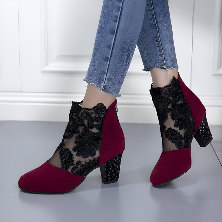 Elisa | Elegant Ankle Strap Heels