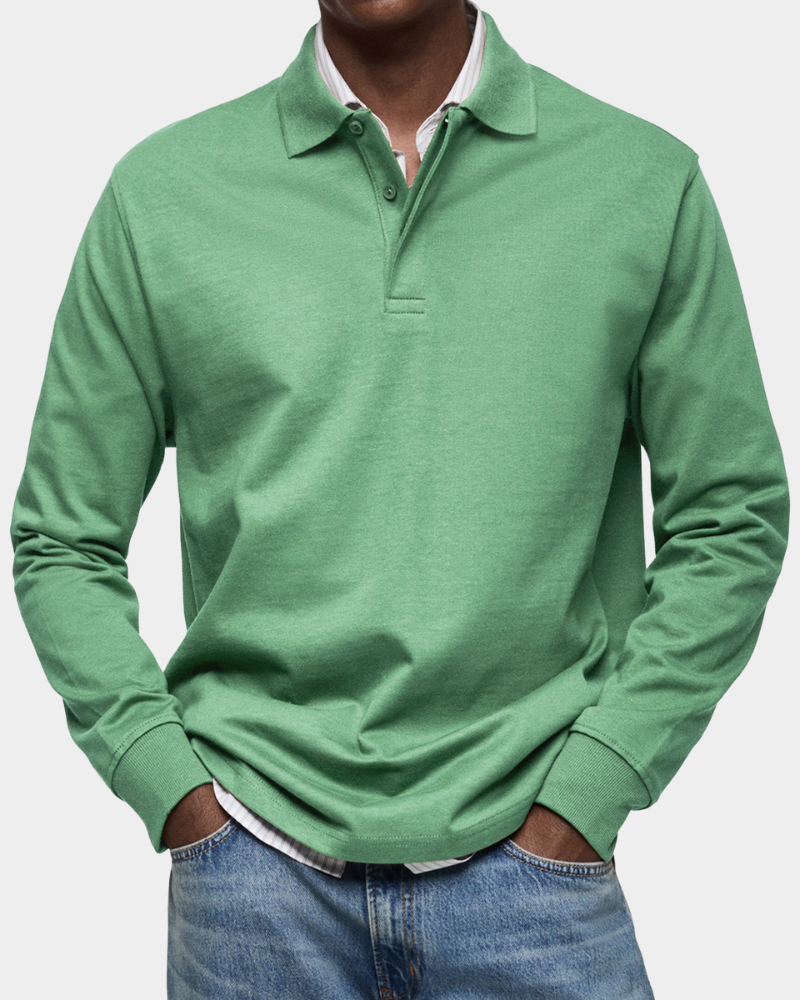 Wellington™ | Timeless Long-Sleeve Polo