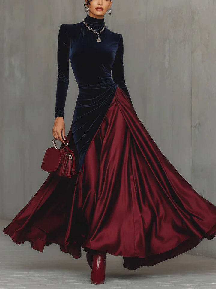 LEONOR™ EVENING CONTRAST MAXI DRESS