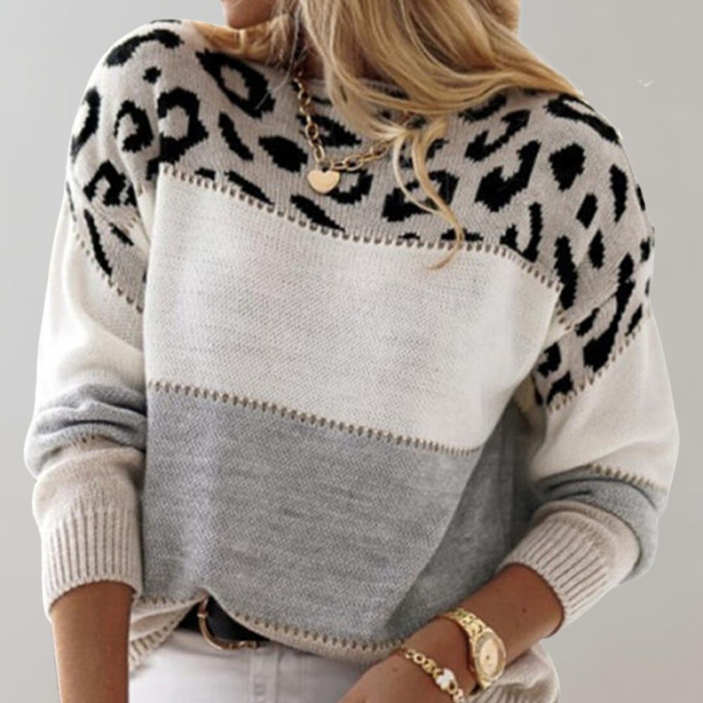 Elegant Leopard Sweater