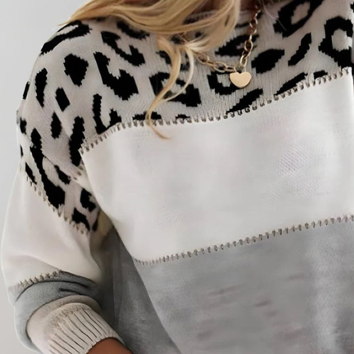 Elegant Leopard Sweater