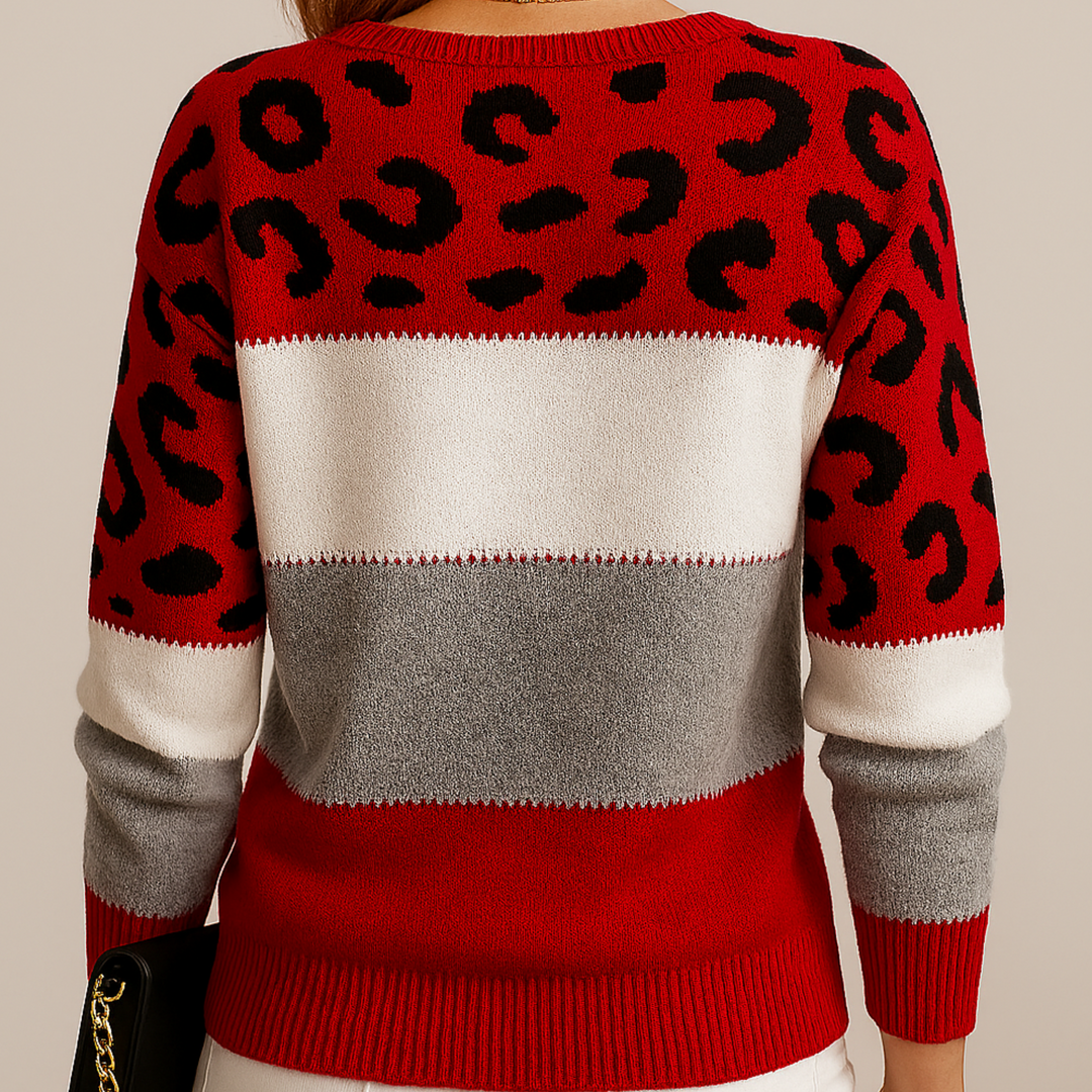 Elegant Leopard Sweater