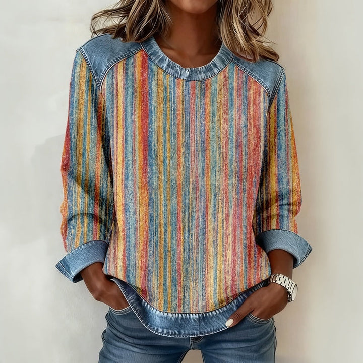 Harper Oxford Stripe Jumper