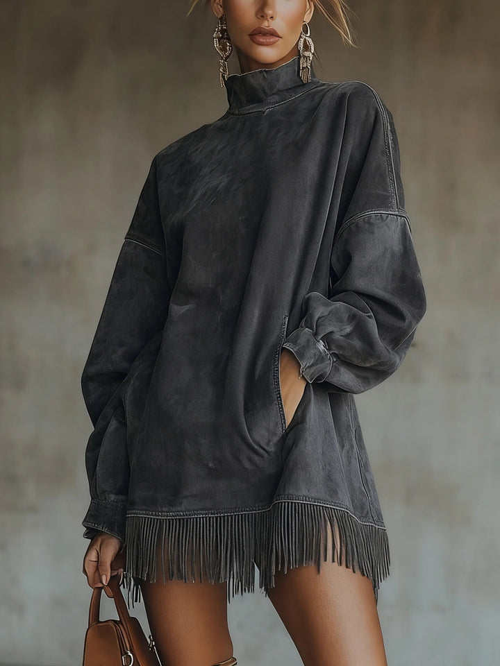 FLORENCE™ BOHEMIAN SUEDE FRINGE DRESS