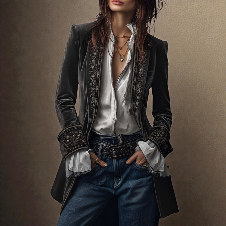 Seraphine™ | Timeless Velvet Blazer