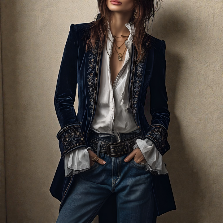 Seraphine™ | Timeless Velvet Blazer