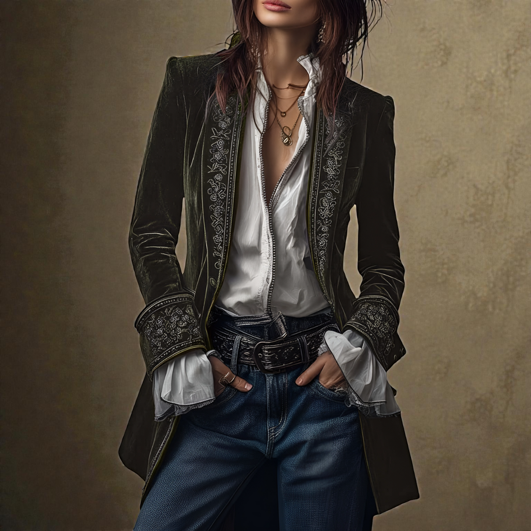 Seraphine™ | Timeless Velvet Blazer