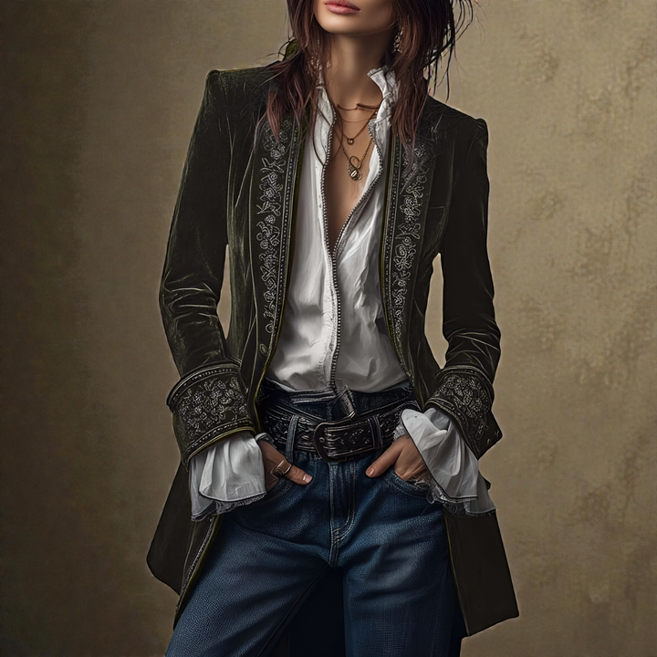 Seraphine™ | Timeless Velvet Blazer