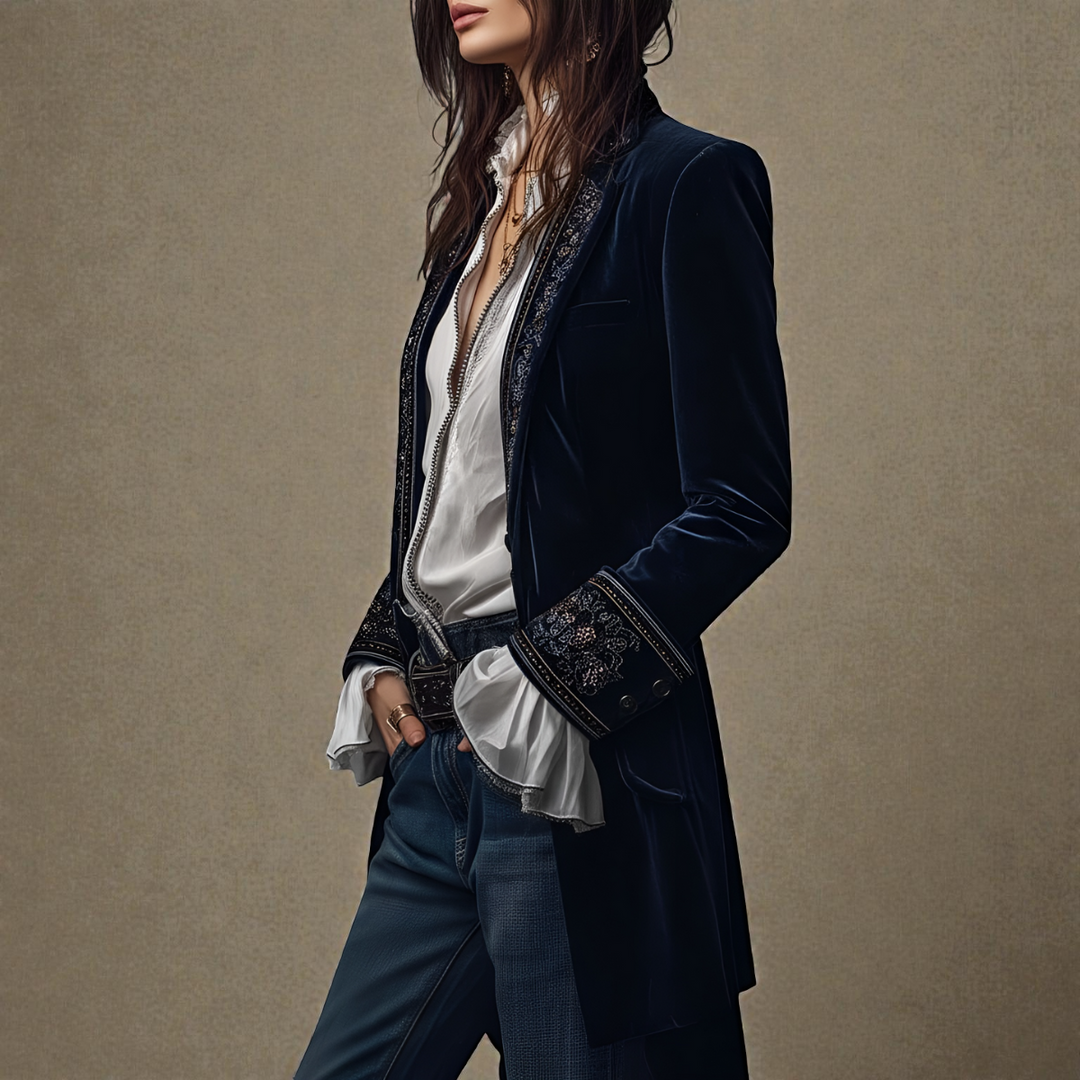 Seraphine™ | Timeless Velvet Blazer