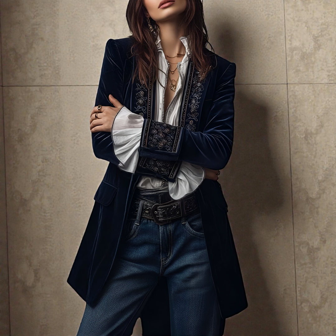 Seraphine™ | Timeless Velvet Blazer