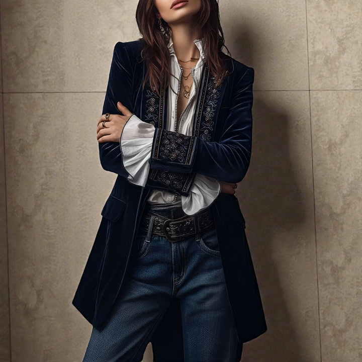 Seraphine™ | Timeless Velvet Blazer