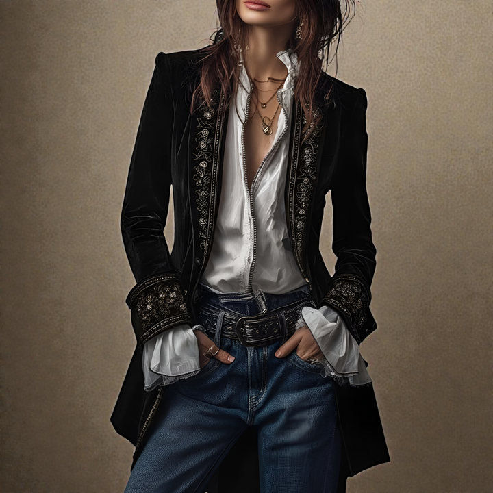 Seraphine™ | Timeless Velvet Blazer