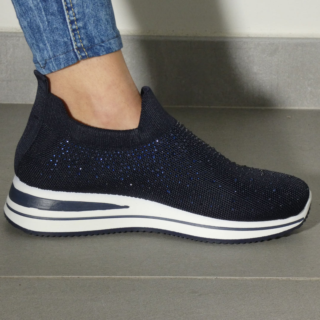 Silvia - Sneakers con Strass