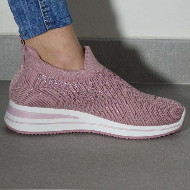 Silvia - Sneakers con Strass