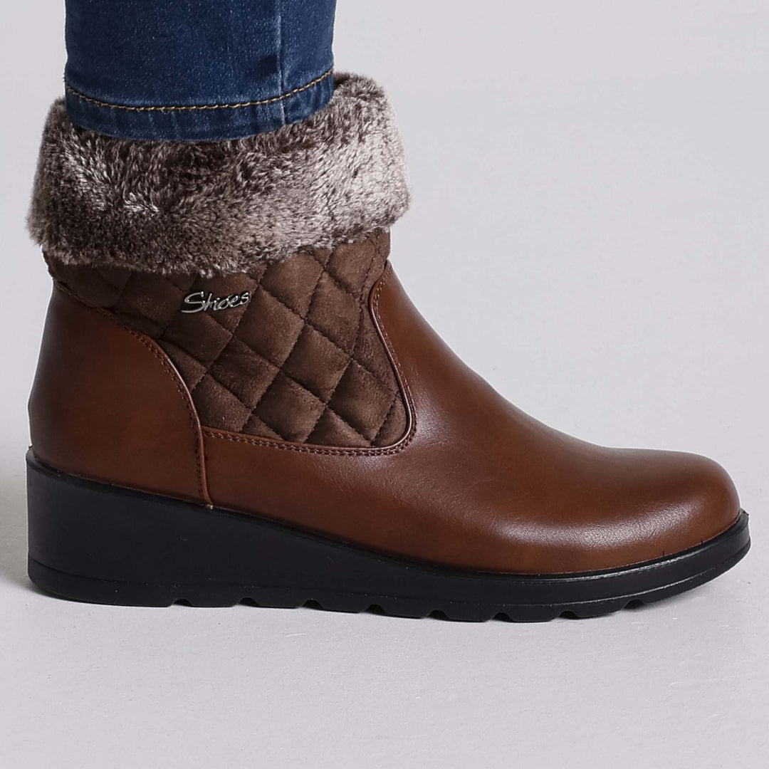 Giorgia - Stivaletto Caldo con zip donna