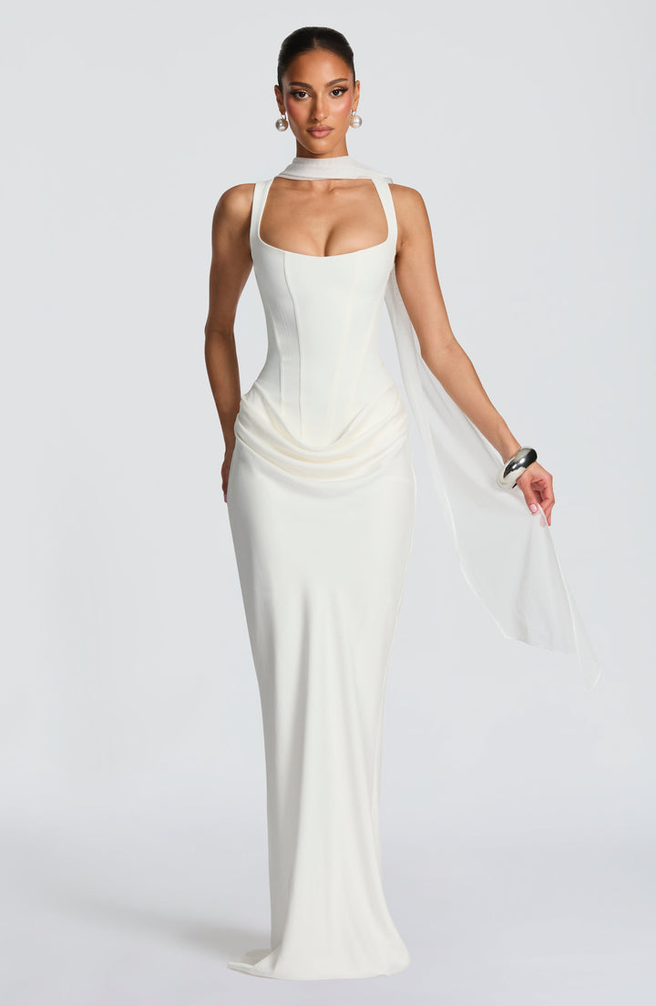 LEONOR™ SATIN MAXI DRESS