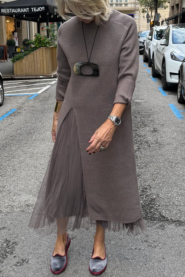 Clarendon™ | Elegant Layered Knit & Tulle Set