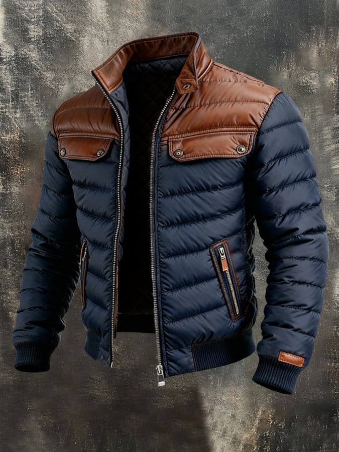 Alden™ | Classic Quilted Leather Jacket