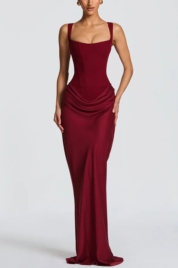 LEONOR™ SATIN MAXI DRESS
