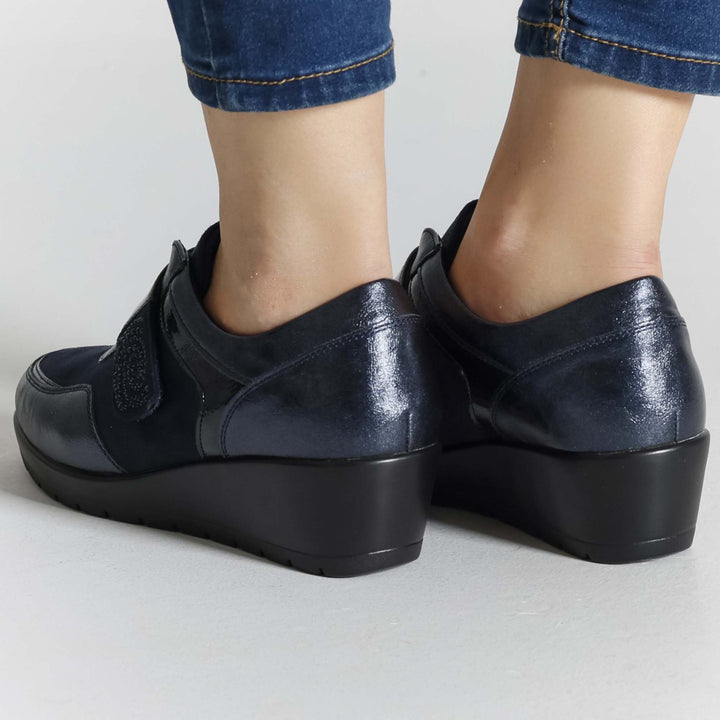 Katia - Sneaker Comfort con zeppa