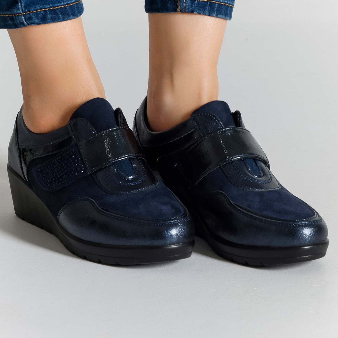 Katia - Sneaker Comfort con zeppa