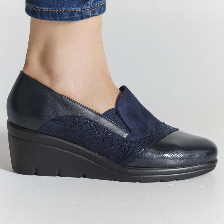 Sabina - Mocassino Comodo con zeppa