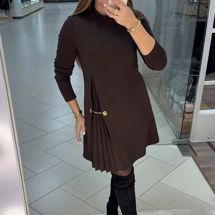 Isabella™ | Pleated A-Line Elegance Dress