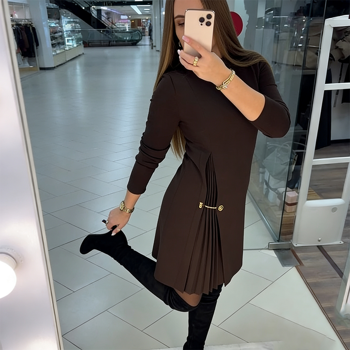 Isabella™ | Pleated A-Line Elegance Dress