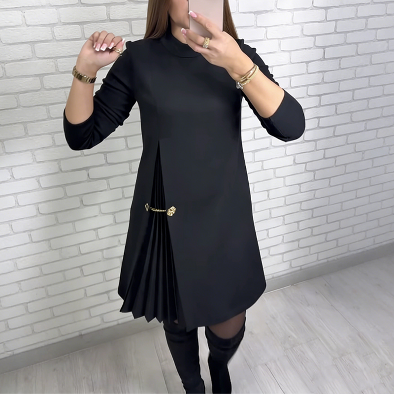 Isabella™ | Pleated A-Line Elegance Dress